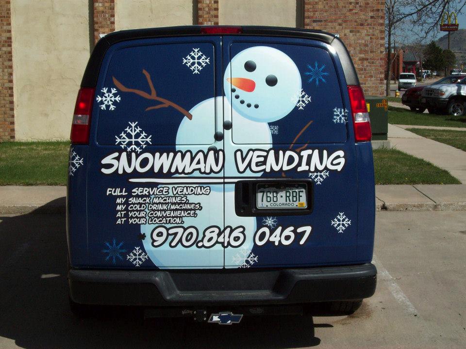 Big Dog Graphics_Box Trucks Van snowman