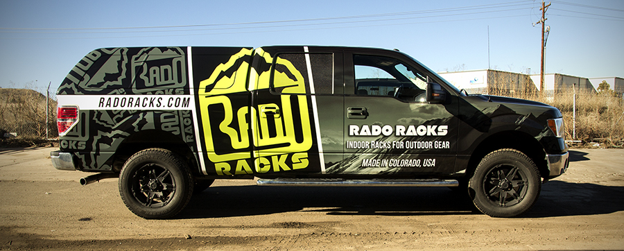 corporate image with vehicle wraps