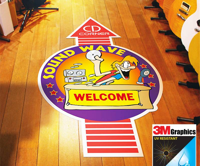 floor stickers and wraps Colorado Castle Rock