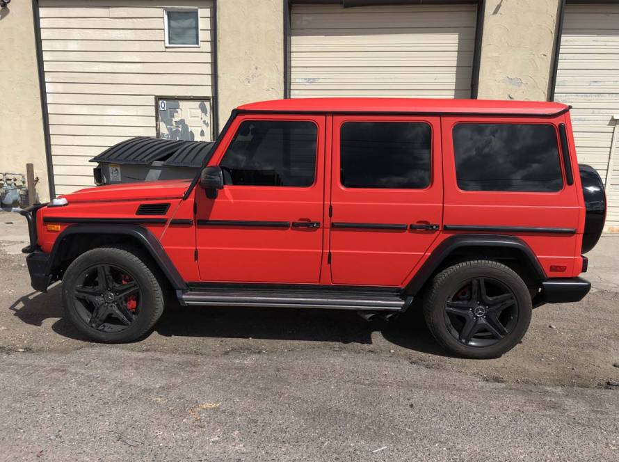Vehicle Wraps in Golden